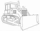 Bulldozer Mecanic Shovel sketch template