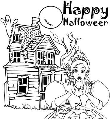 princess coloring pages happy halloween halloween coloring pages