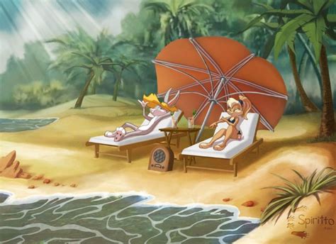 Bugs Bunny And Lola Bunny On Vacation By I Bugsbunny