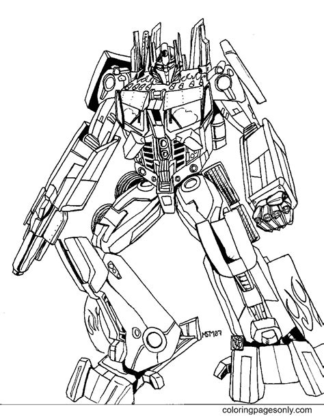 printable transformers coloring page  printable coloring pages