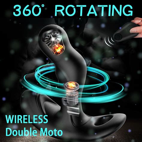 7speeds Rotating 10speeds Vibrating Male Prostate Massage Radio