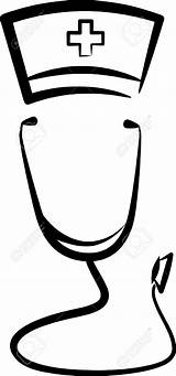 Stethoscope Drawing Clipart Clipartmag Doctor sketch template