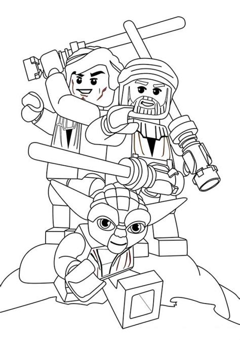lego star wars coloring pages  print
