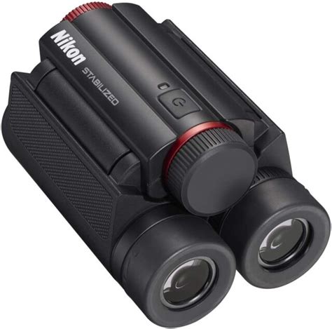 nikon  stabilized anti vibration binoculars redblack stbxrd  sale  ebay