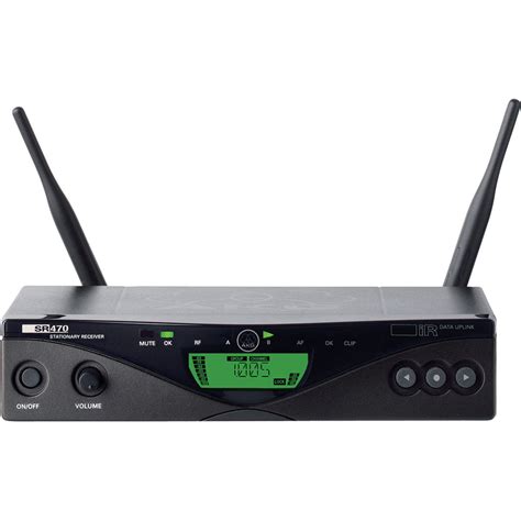 akg sr  uhf wireless receiver  bh photo video