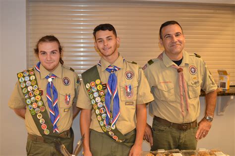 boy scouts receive highest rank  giving   community  orange countys green place