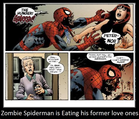 Zombie Spiderman Can Eat Everyone By Keyblademagicdan On