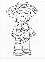 Getdrawings Mexican Boy Drawing sketch template