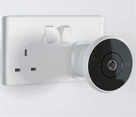logitech circle  home security camera plug mount