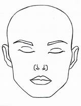 Acupressure Laminate Facepainting sketch template