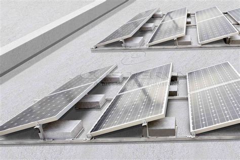 hot item pv ezrack solarmatrix flat roof mounting system flat roof solar panels roof