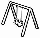 Swing Clipart Playground Printable Swings Clip School Cliparts Transparent Library Medium Background Webstockreview sketch template