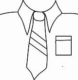 Tie Clipart Shirt Clip Pocket Cliparts Drawing Collar Svg Shirts Clipartmag Library Sign Big sketch template