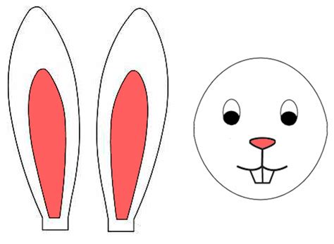 printable bunny faces clipart