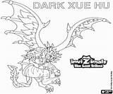 Invizimals Hu Xue Dark Lost Tribes Coloring Pages sketch template