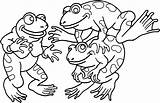 Coloring Frog Pages Frogs Printable Kids Results sketch template