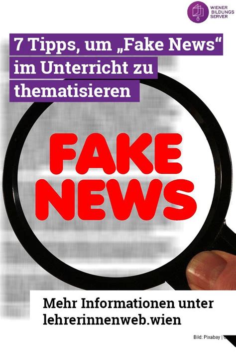 tipps um fake news im unterricht zu thematisieren