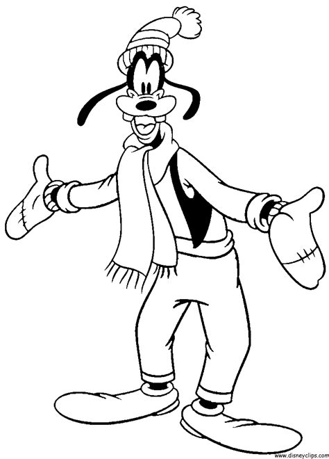 goofy printable coloring pages printable templates