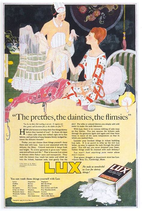 vintage ads lux laundry soap