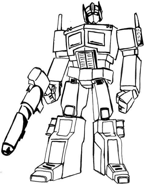 transformers coloring pages optimus prime coloring home