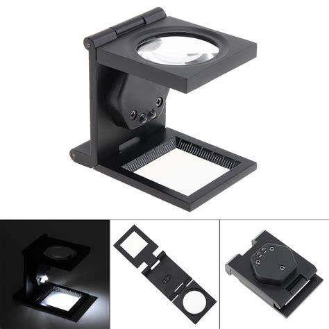 Xinxiang 10x Tri Folding Magnifier Desktop Magnifying Glass Led Light