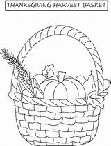 Basket Coloring Harvest Printable Print Pages Pdf Open  Studyvillage sketch template
