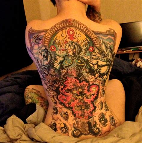 zelda tattoo covers this woman s entire back kotaku australia
