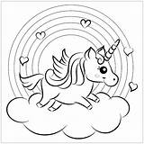 Unicorns Unicornios sketch template