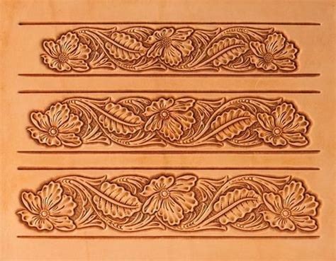 belt carving patterns scanning   gene leather  letters
