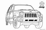 Jeep Coloring Pages Cherokee Drawing Road Off Kids Cars 4x4 Colouring Transport Print Nissan Usa Ford Grand Results Mercedes sketch template