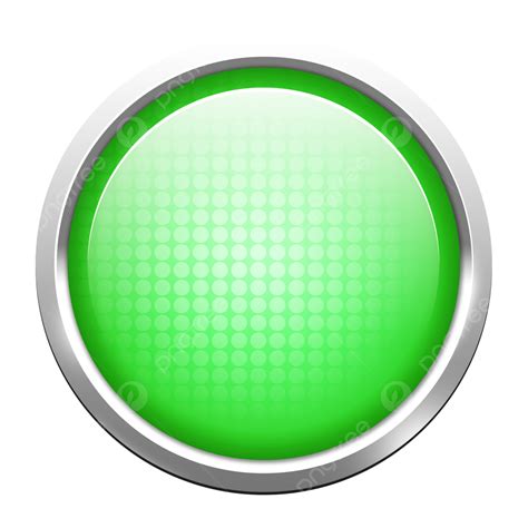 green metallic glossy button button green button  button png