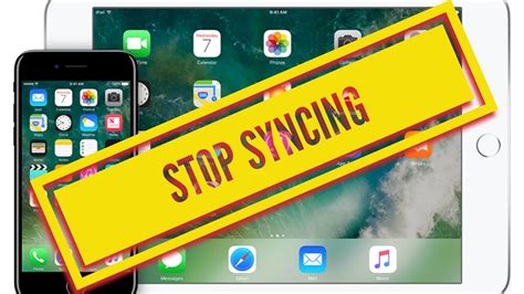stop syncing    iphone   ipad  vice versa solved youtube