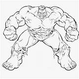 Hulk sketch template