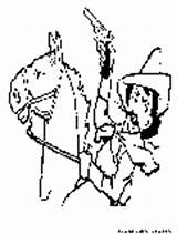 Cowboy Pages Coloring Bandit Printable sketch template