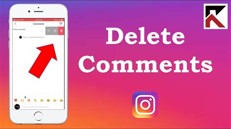 delete comments instagram youtube
