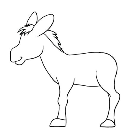 draw  donkey  easy drawing tutorial