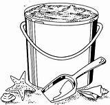 Sand Pail sketch template