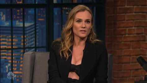 Naked Diane Kruger In Late Night With Seth Meyers