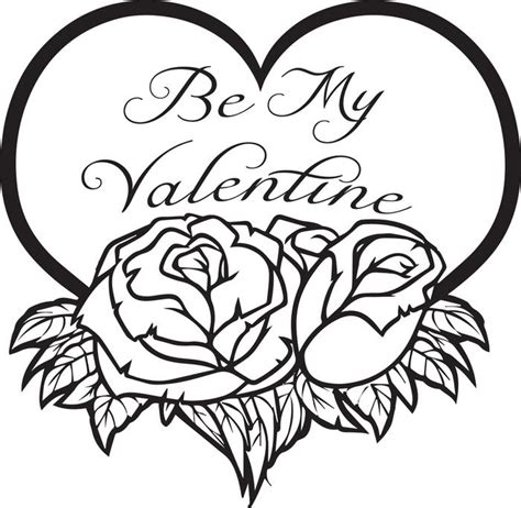 valentines coloring pages    clipartmag