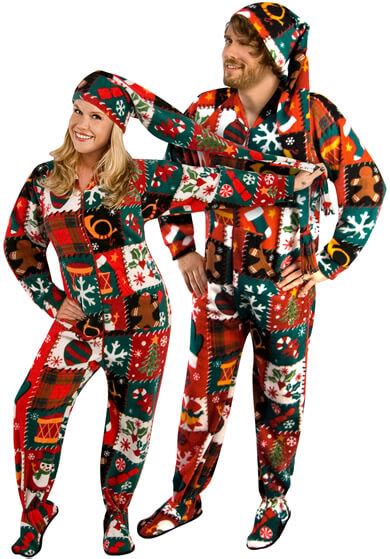 when did onesie pajamas become unironically cool holiday ts