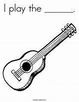 Coloring Ukulele Play Color Pages Getcolorings Print sketch template