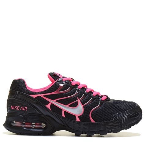 nike synthetic womens air max torch  running sneakers  finish   blackvivid pink