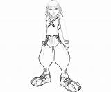 Riku Hearts Kingdom Characters Coloring Pages sketch template