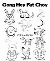 Chinese Coloring Zodiac Pages Year Words Color Colouring Kids Printable Print Culture Jayce Getcolorings Popular Word Coloringhome Amazing sketch template