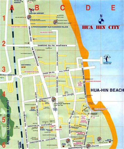 large hua hin maps     print high resolution  detailed maps