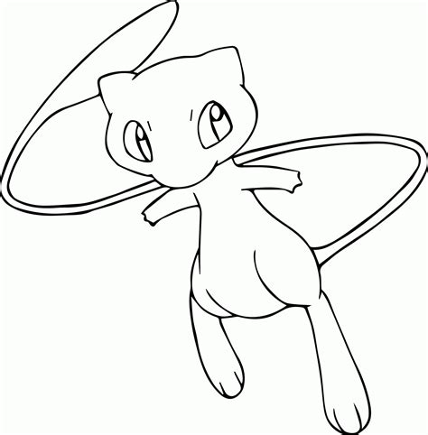 pokemon mew coloring page  quality coloring page coloring home