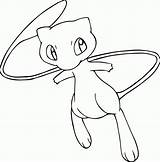 Coloring Mew Pokemon Pages High Quality sketch template