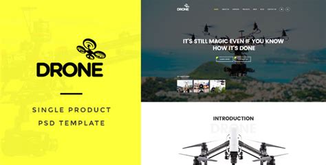 drone website templates  themeforest