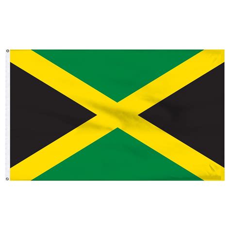 jamaican 3 x 5 outdoor nylon jamaica flag 1 800 flags