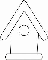 Birdhouse Coloring Bird House Plain Book Cliparts Pages Clipart Clip Greatest Kids Favorites Add sketch template